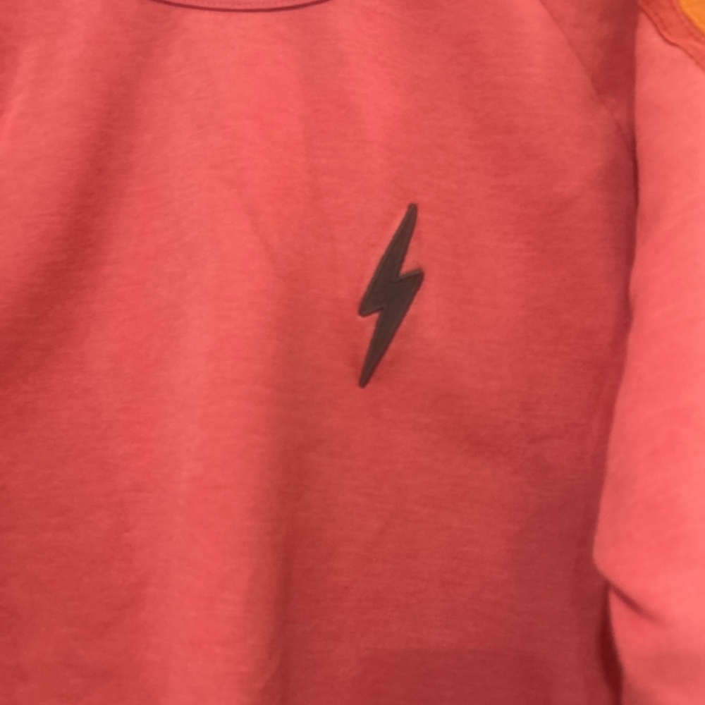 Aviator Nation Pink Rainbow Stripe Sweatshirt - Picture 5 of 7